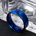 thumbnail image 7 of 8mm Men's Blue/Gold/Silver Twisted Band Titanium Steel Wedding Ring Sz 8/9/10/11, 7 of 7