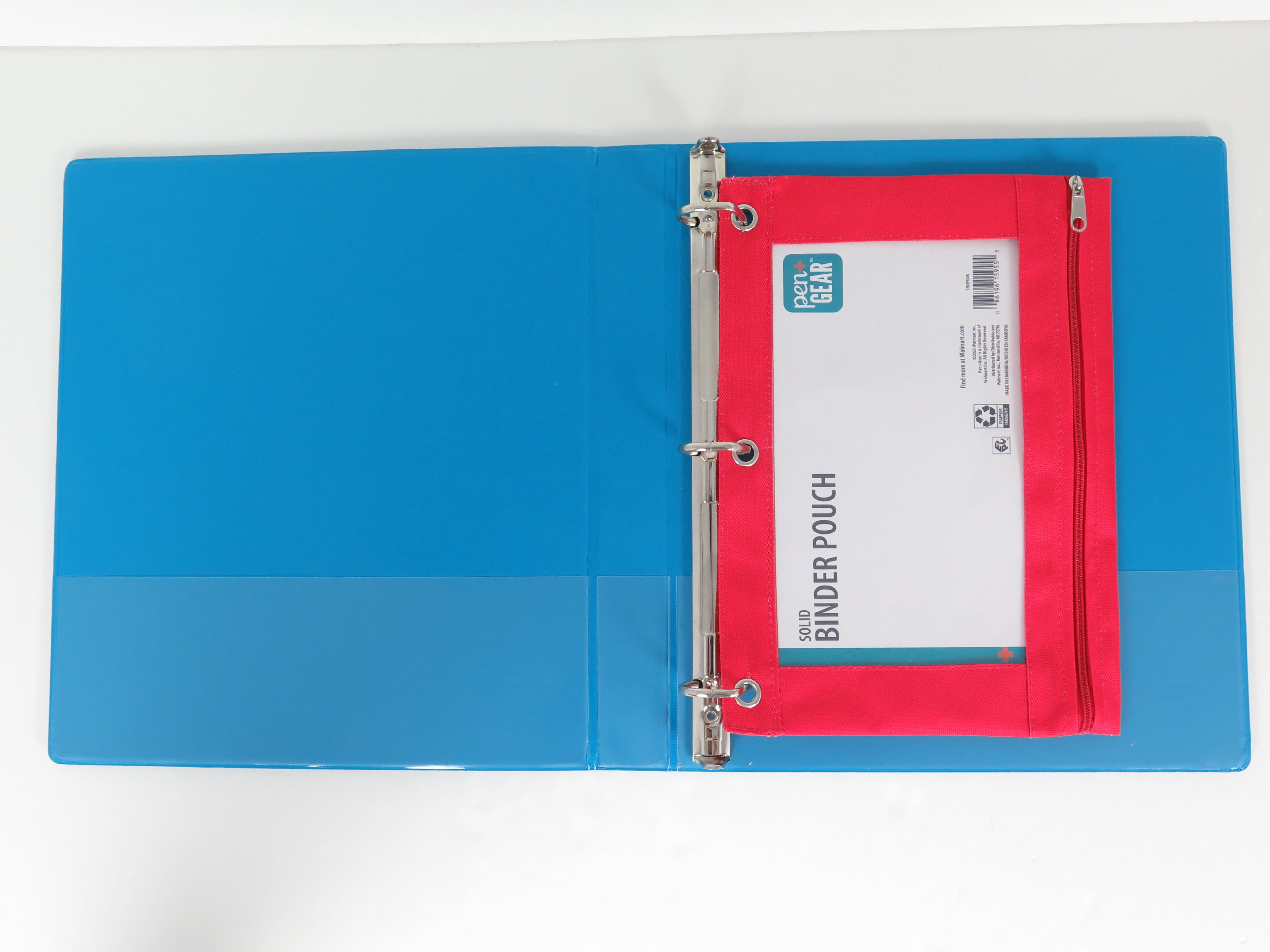 Pen+Gear Red Solid Binder Pouch