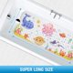 thumbnail image 4 of Alfombrilla de baño antideslizante de 100 x 40 cm, alfombrilla de baño antideslizante con 200 ventosas de PVC, alfombrilla de ducha de animales marinos de dibujos animados para niños y bebés (caballo JAMW Sencillez, 4 of 5