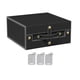 thumbnail image 4 of Caja organizadora portátil para tarjetas coleccionables. negro gris, 4 of 9