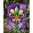 thumbnail image 3 of Fleur de lis Mardi Gras Garden Flag 11.25 in x 15.5 in, 3 of 5