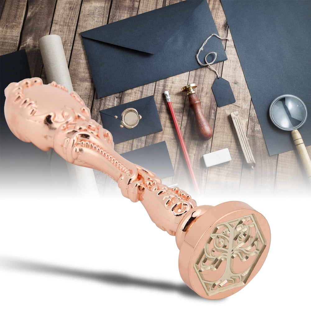 LYUMO European Retro Wax Seal Stamp Exquisite Metal Handle Envelope Sealing Tool, Sealing Stamp