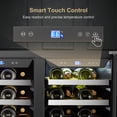 thumbnail image 5 of Lanbopro 30 inch 52 Bottle Under Counter Dual Zone Wine Refrigerator, 5 of 11