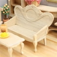 thumbnail image 4 of Miniature Sofa for Dollhouses Decoration Realistic Sofa Chair for Model Project Scene Decorats Craft Enthusiasts, 4 of 8