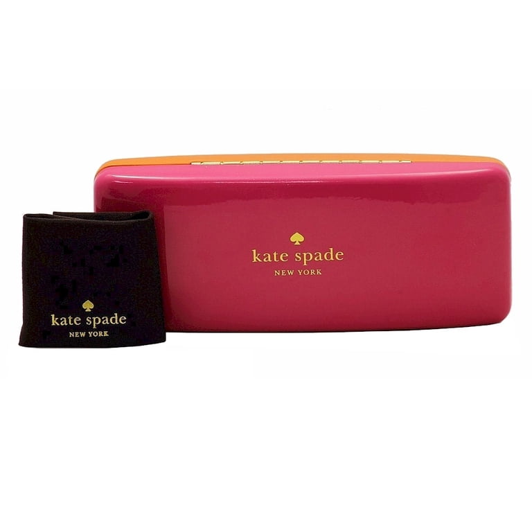 kate spade Black Cat-Eye Sunglasses with Pink and Orange Case Kate Spade Adria Black/Pink Eyeglasses | Includes FREE Rx Lenses main image 3