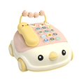 thumbnail image 3 of Toys Telephone Childen Toy Learning Toy Pre-Educational Multifunctional Kids Plaything  Pink, 3 of 10