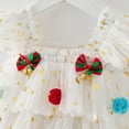 thumbnail image 5 of Posijego Toddler Girls Christmas Dresses Little Girls Cute Sleeveless Layered Tulle Dresses Princess Party, 5 of 6