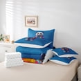 thumbnail image 6 of Feelyou Kawaii Panda Animal Twin Bedding Sets 7-Piece, Modern Fashion Style Bedding Comforter Set, Teens Kids Girls Boys Reversible Sheet Sets, Microfiber Bedroom Decor, 6 of 8