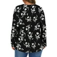 thumbnail image 3 of Fantaslook Womens Plus Size Tops Fall Long Sleeve Shirts Crew Neck Casual Loose Tunic Blouses, 3 of 5