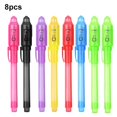 thumbnail image 1 of 2/4/8/14pcs Uv Light Pen Invisible Magic Pencil Secret Fluorescent Pen For, 1 of 5