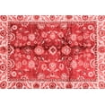 thumbnail image 1 of Ahgly Company Indoor Rectangle Abstract Red Modern Area Rugs, 2' x 3', 1 of 4