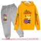 thumbnail image 3 of Conjunto de sudadera con capucha navideña, ropa para niños, chándal con capucha para niñas, sudadera de Papá Noel para niños, 2 piezas, ropa para niños de Stranger Things, 3 of 5