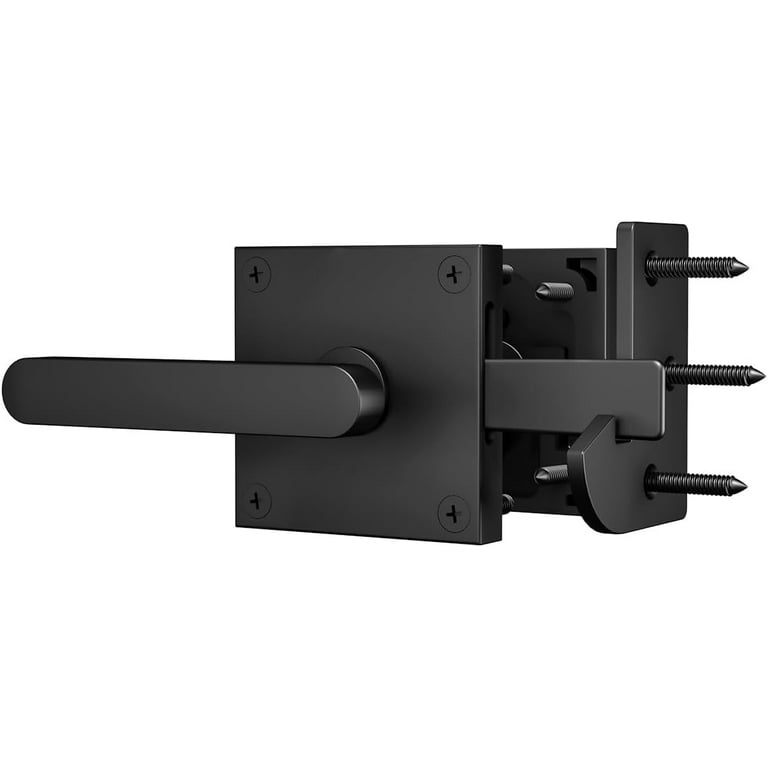Snapklik.co : Double Sided Gate Latch For Wooden Fence,Heavy Duty Swinging Door Latch Two Sided