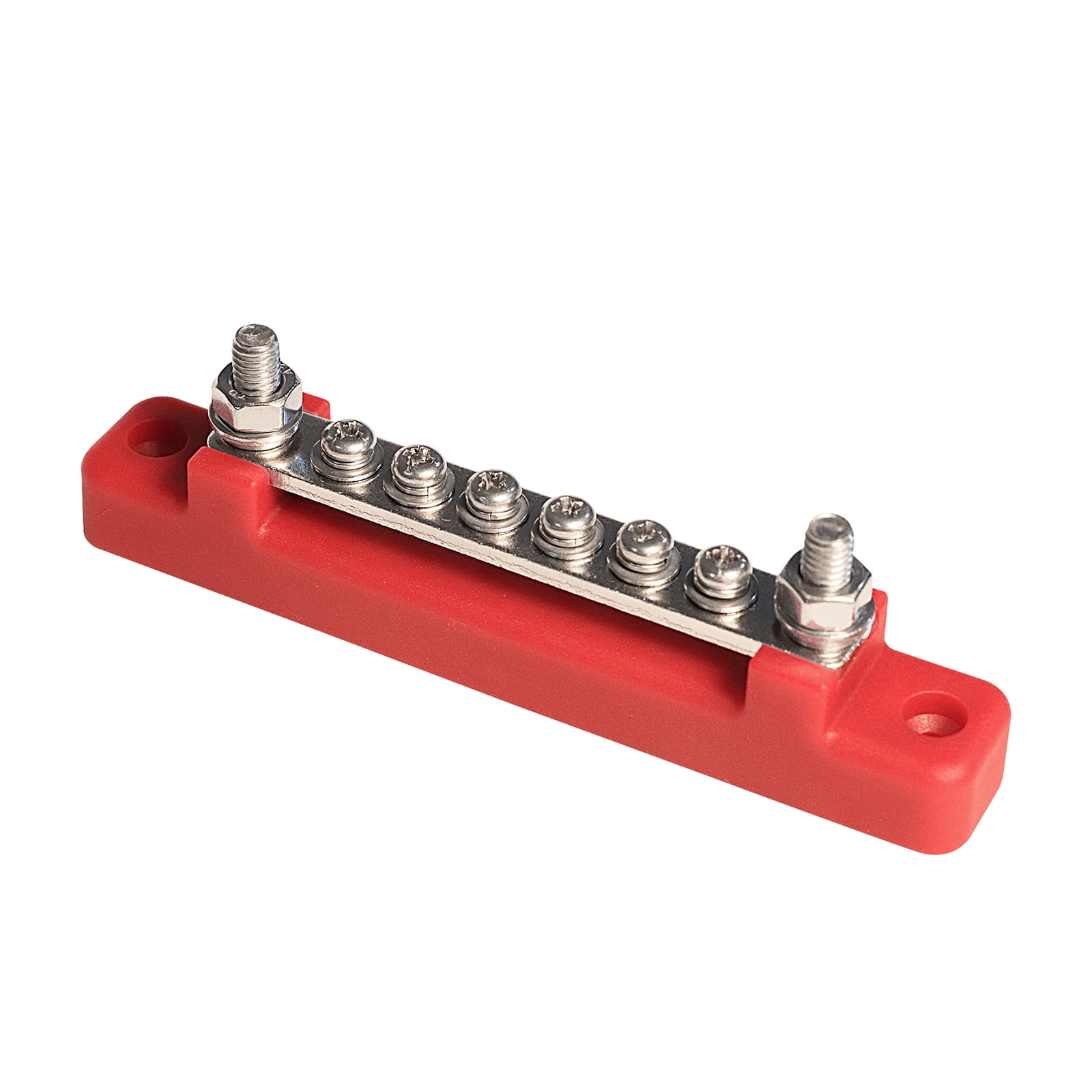 6 Way 48V 150A Bus Bar w/ 12pcs Power Distribution Terminal Block For Car Marine