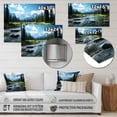 thumbnail image 4 of Designart "Canada Banff Euphony II" Landscapes Metal Wall Art, 4 of 5