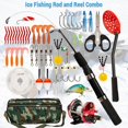 thumbnail image 3 of 52pcs Ice Fishing Gear Set Ice Fishing Rod and Reel Combo with Ice Fishing Scoop Ice Fishing Hook Fishing Lures, 3 of 5