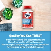 Move Free Advanced Glucosamine Chondroitin MSM + Vitamin D3 Joint Support Supplement, Supports Mobility Comfort Strength Flexibility & Bone + Immune Health - 3x120ct Bottles (120 servings)*