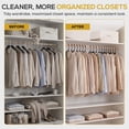 thumbnail image 3 of Techzoo 30 Pack Premium Black Plastic Hangers - Non Slip Plastic Clothes Hangers, Ultra Thin Hangers for Closet, Heavy Duty Coat Hanger Space Saving, Ideal for Suits, Shirts, Pants, 3 of 8
