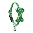 thumbnail image 2 of FAMTKT Bow Tie Collar, Irish Cat Collar Bowknot St. Patrick's Cat Collar Cat Collar Bow with Bell, 2 of 5