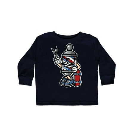 

Inktastic Barber Skater Gift Toddler Boy or Toddler Girl Long Sleeve T-Shirt