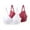 Red, variant on SYMOID Women's Plus Size 36C Beige Bras 2 Pack - Everyday Comfortable, Supportive with Lace & Adjustable Straps