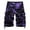 Purple, variant on Floenr Mens Shorts,Men's Shorts Multi Pocket Cargo Pants Loose Casual Pants Straight Leg Pants
