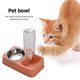 thumbnail image 4 of Tazón automático de agua potable Pet Cat Puppy Food Feeder Waterer (naranja) Likrtyny Mascotas, 4 of 4