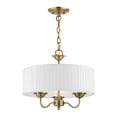 thumbnail image 3 of 41773-01 Livex Lighting Edinburgh - 3 Light Pendant In Transitional Style-14 Inches Tall and 16 Inches Wide-Antique Brass Finish    -Traditional, 3 of 10