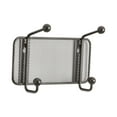 thumbnail image 2 of 1PC Safco Onyx Mesh Wall Racks, 2-Hook, 8.5w x 3d x 5.5h, Black, 2 of 2
