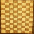 thumbnail image 1 of Ahgly Company Machine Washable Indoor Square Abstract Sedona Brown Area Rugs, 6' Square, 1 of 7
