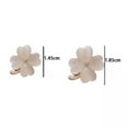 thumbnail image 3 of K-KED 1pc Shamrock Brooch Four Leaf Clover Metal Pin Artist Delicate Jewelry Lapel or Fabric-Pink, 3 of 9