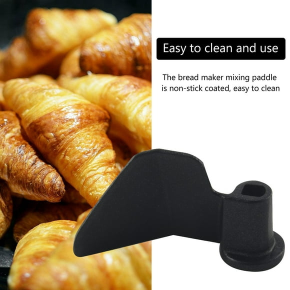 2 Pack Carbon Steel Non-Stick Coating Breadmaker Paddle, Replacement Parts Paddle for Bread Maker Machine