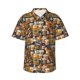 thumbnail image 1 of Fotbe Vintage Bottles Camisa Hawaiana para Hombre Unisex – Camisa Casual de Verano con Botones de Manga Corta de Algodón y Lino,X-Large, 1 of 7