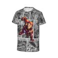 Iron Man Teen Boys Girls TShirts Novelty Graphic 3D TShirt Unisex