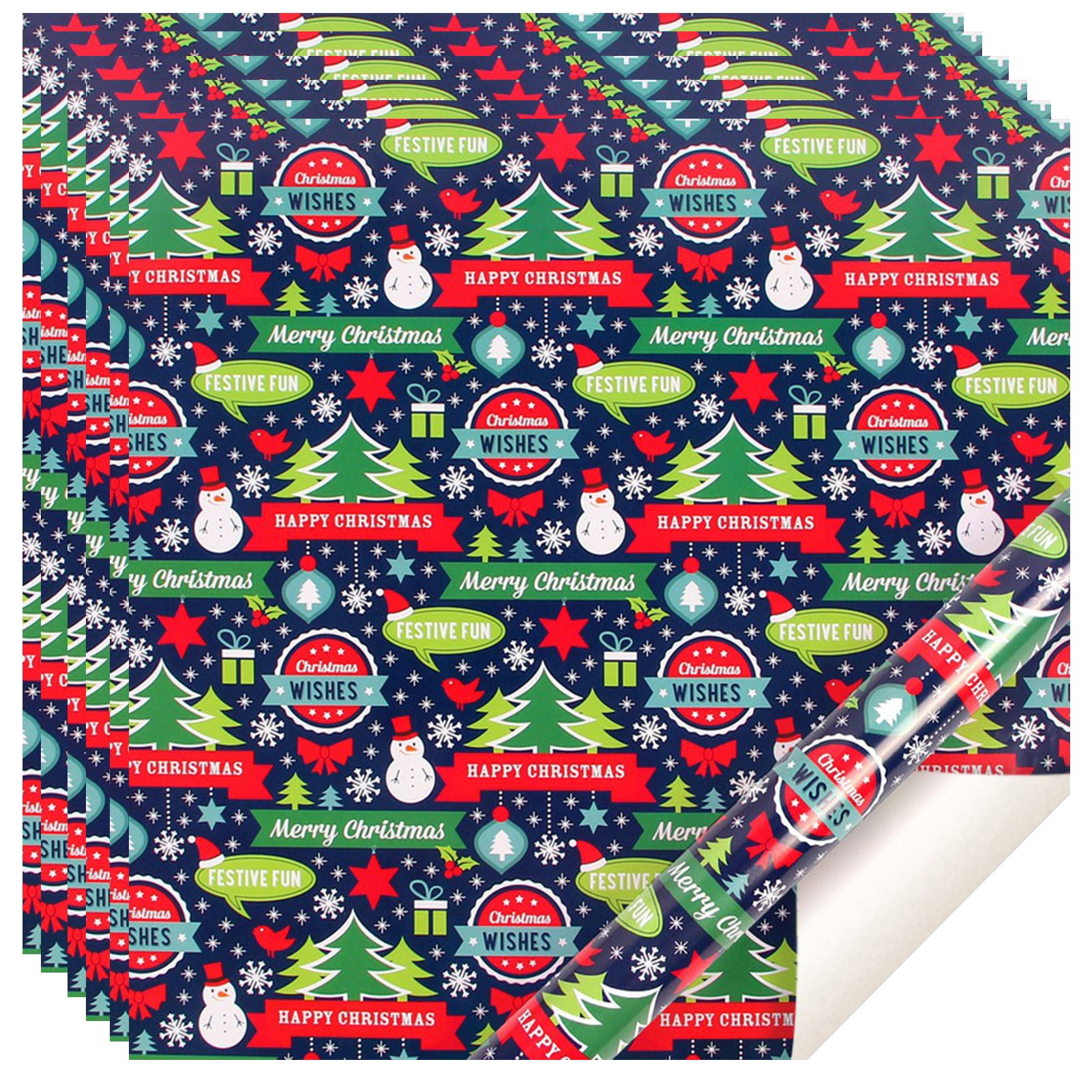 Solid Color Gift Wrap - Christmas Red Gift Wrap #X5468B