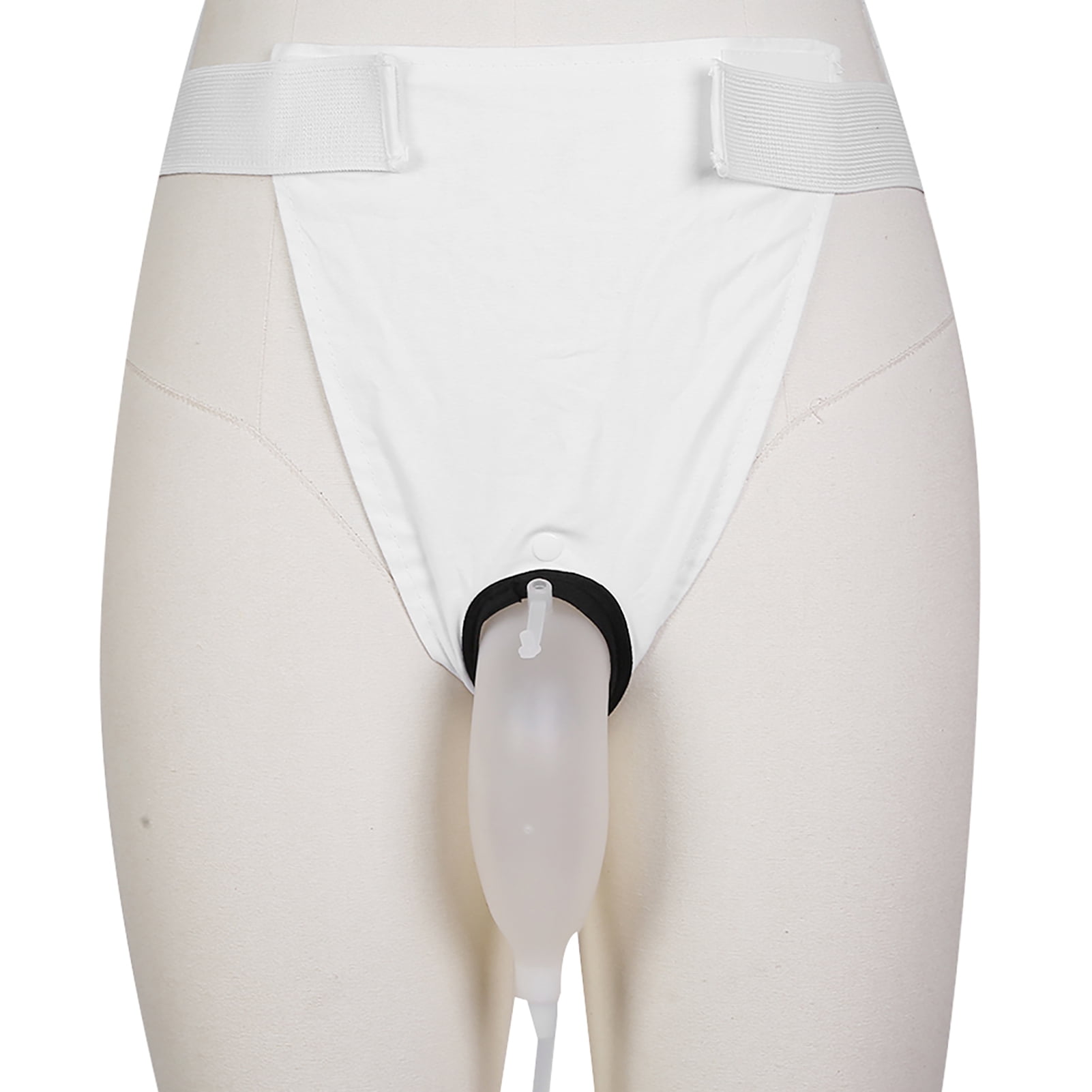Male Urine Collection Bag Reusable Silicone Urinal for Men Elderly Bedridden Patients
