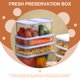 thumbnail image 4 of GOOHOCHY 3 contenedores para almacenar frutas y verduras en el refrigerador, organizadores con tapa., 4 of 8
