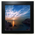thumbnail image 1 of Paysage Nature Science Lac Montagne Cadre Carré Noir Image Murale Table, 1 of 3