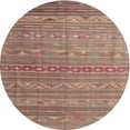 thumbnail image 1 of Ahgly Company Machine Washable Indoor Round Traditional Cherry Red Area Rugs, 4' Round, 1 of 7