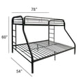 thumbnail image 4 of Tritan Twin/Full Bunk Bed, Black, 4 of 4