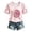 A-Light Pink206, variant on Jamsmile Women T-Shirts Cancer Awareness Short Sleeve Monthly Print Tee Shirts Tops Oversized Casual Graphic Trendy Tshirts