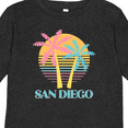 thumbnail image 4 of Inktastic San Diego California Beach Vacation Girls Long Sleeve Toddler T-Shirt, 4 of 5
