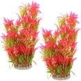 thumbnail image 1 of IFANLANDOR 2Pack Orange Tank Plants for Aquarium Use Plastic Realistic Design 12.2x5.1in, 1 of 4