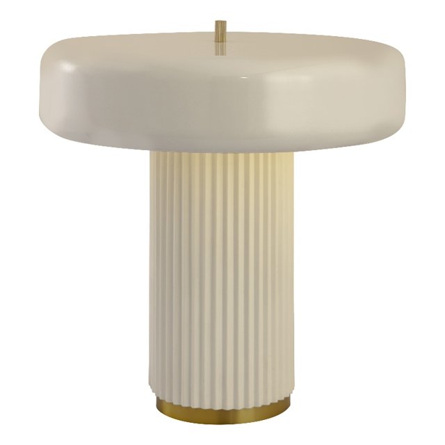 TOV Furniture Lampe de Table Kamryn Crème