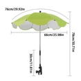 thumbnail image 2 of Baby Stroller Parasol Umbrella UPF 50+ 360° Rotatable Tilt Sunshade Portable Clip-on for Pram Stroller Chair Wheelchair, 2 of 8