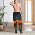 thumbnail image 2 of Saiise Colorful Starry Sky Sleep Dog Print Mens Pajama Pants for Men,Mens Lounge Pants,Funny Gifts for Men,Men's Pajama Bottoms-Small, 2 of 6