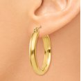 thumbnail image 3 of Boucles d'Oreilles Rondes en Or Jaune 14 Carats, 3 of 4