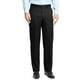 thumbnail image 2 of Pantalones de vestir YUCENFU, acogedores, ocultos, con cintura expandible para hombre, negros, 2 of 6