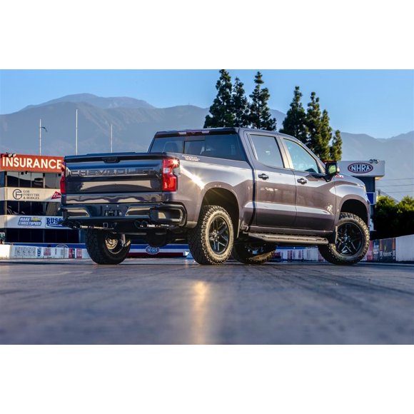 Vance and Hines Exhaust System Kit 19850 HoleShot Series Cat Back System; 304 Stainless Steel; With Muffler; 2-1/2 Inch Pipe Diameter; Single Exhaust With Quad Exit; Rear Exit
