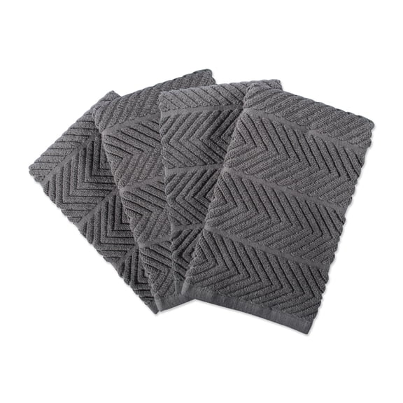 DII Chevron Bar Mop Dishtowel Set 4 Piece
